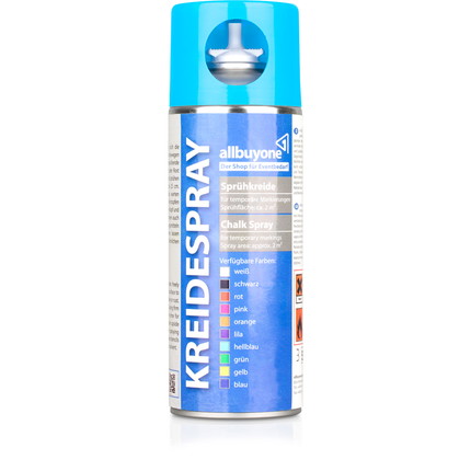 chalk spray - neon blue