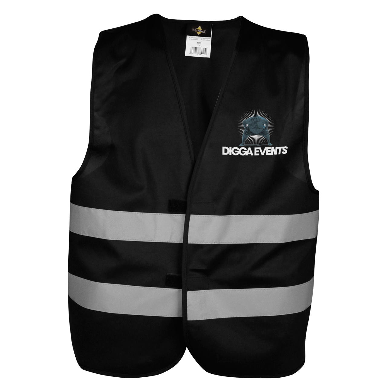 Signal vest – printable - 1-page - 4-coloured - black