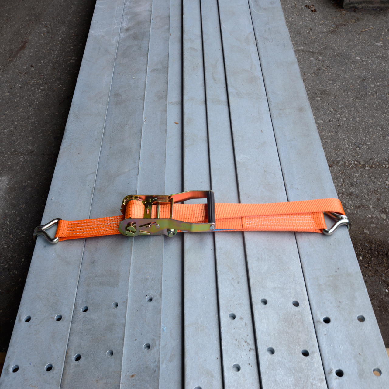 lashing strap orange - 2-part