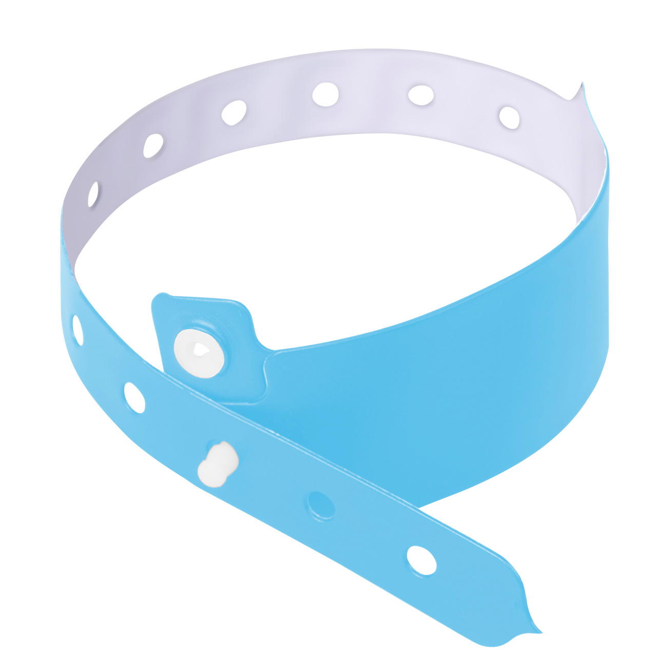 Unprinted vinyl tape - light blue