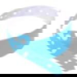 plastic admission wristbands - light blue Unprinted vinyl tape - light blue
