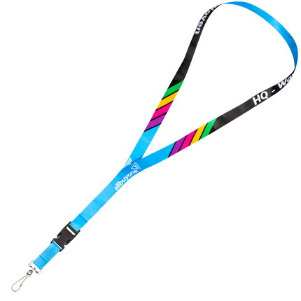 lanyards woven  -  - 15 mm - Simplex - without security seal