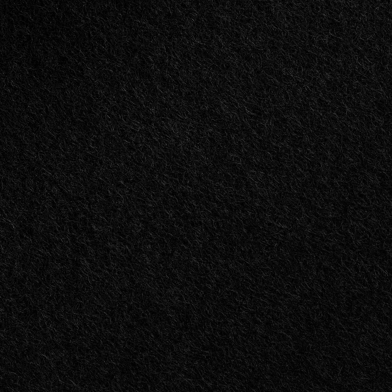 Flat felt carpet B1 with film covering - black
