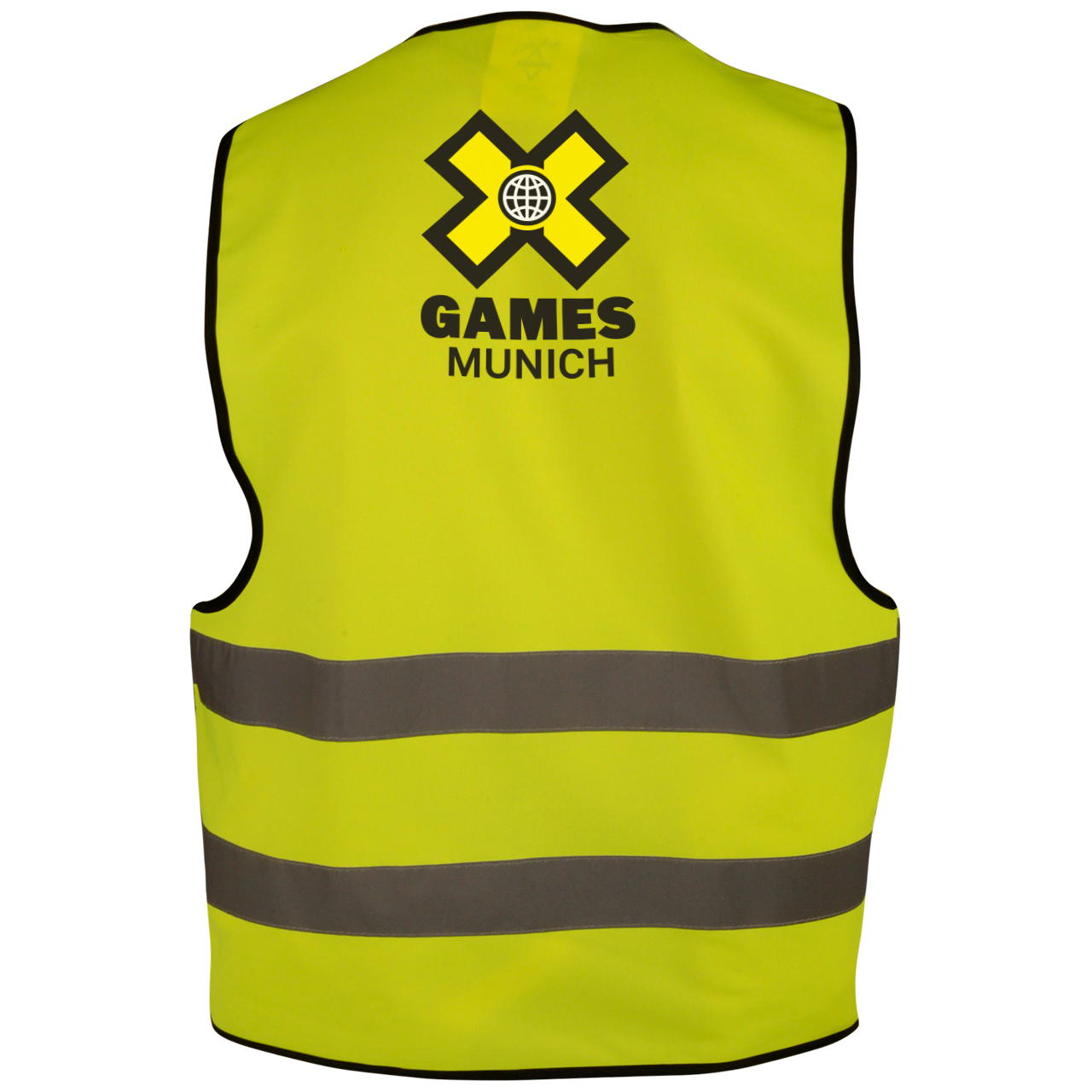 Warnweste EN ISO 20471 - bedruckbar - 2-seitig - 3-farbig - gelb