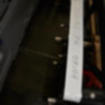 Gewebeklebeband GT 561 - für Kleben auf unempfindlichen Oberflächen Weißes Universal Gewebeklebeband mit handschriftlicher Beschriftung zur Kennzeichnung von Tontechnik