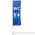 Preview: construction fence flag with pictogram