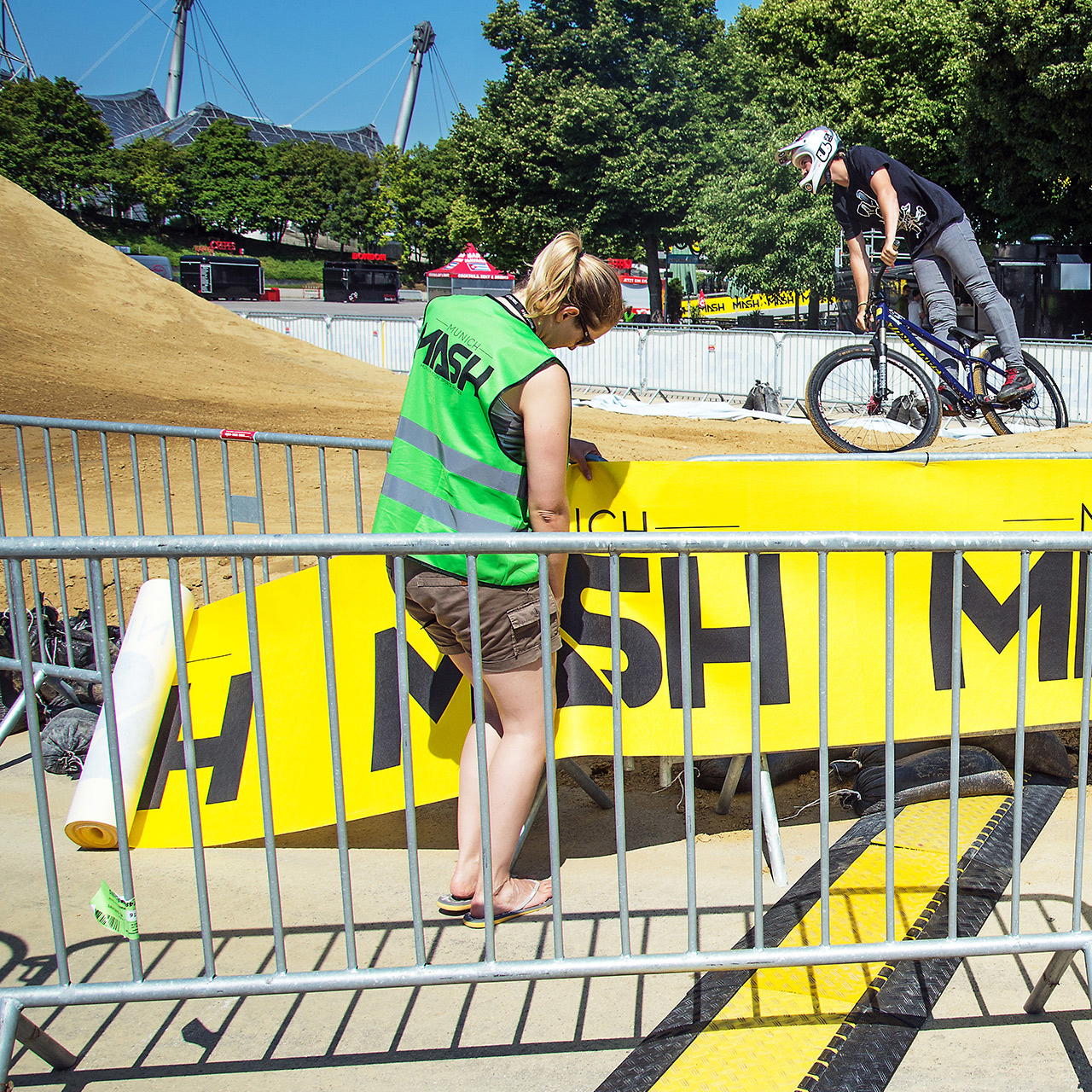 endless nonwovens - 4-coloured - 100 cm - 600 cm