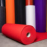 VIP Teppich - rot Rips Teppich 1 m Rolle rot - rot