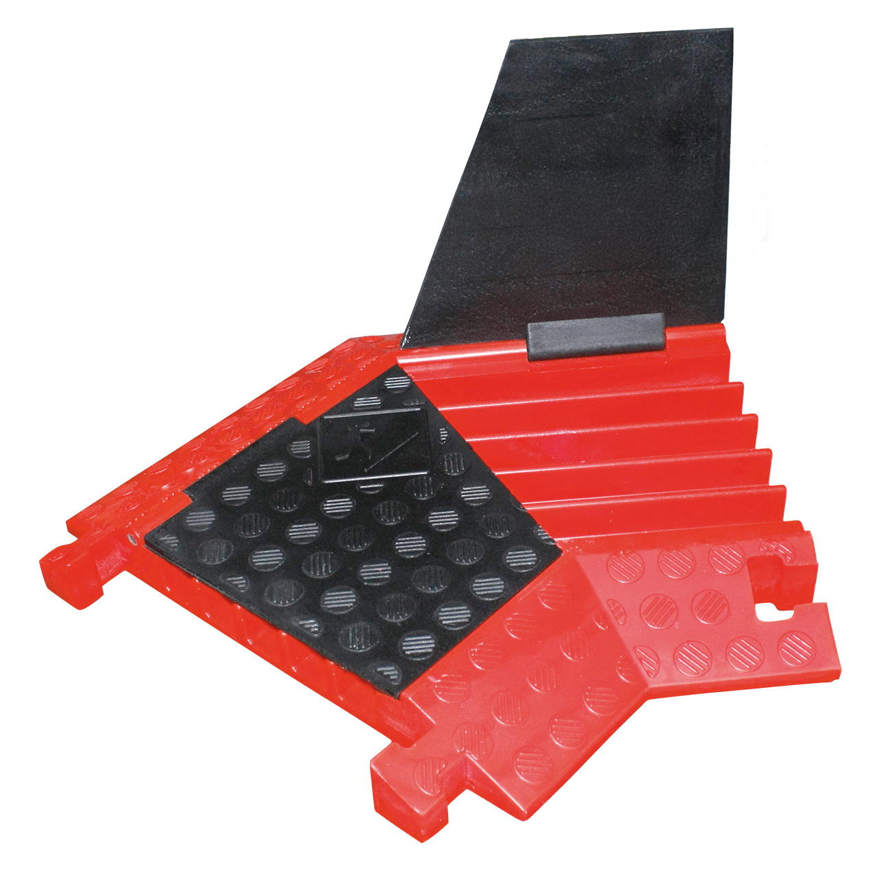 Cable protector Black Line 5 Angle piece 45° - 45° angle left