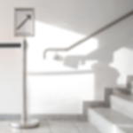 barrier stands  - black Stainless steel barrier stands GRIP - black