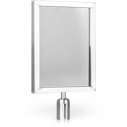 Schildtafel für Absperrständer GRIP - silber - A3