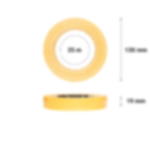 Double-sided tape - 19 mm Double-sided cloth tape GT 703 strong/weaker - 19 mm