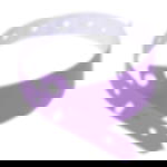 plastic admission wristbands - purple Unprinted vinyl tape - purple