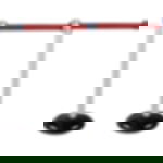 belt barrier posts - white Plastic belt barrier posts - white - red