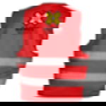 high-vis vest with imprint - 2-page Signal vest – printable - 2-page - 3-coloured - red