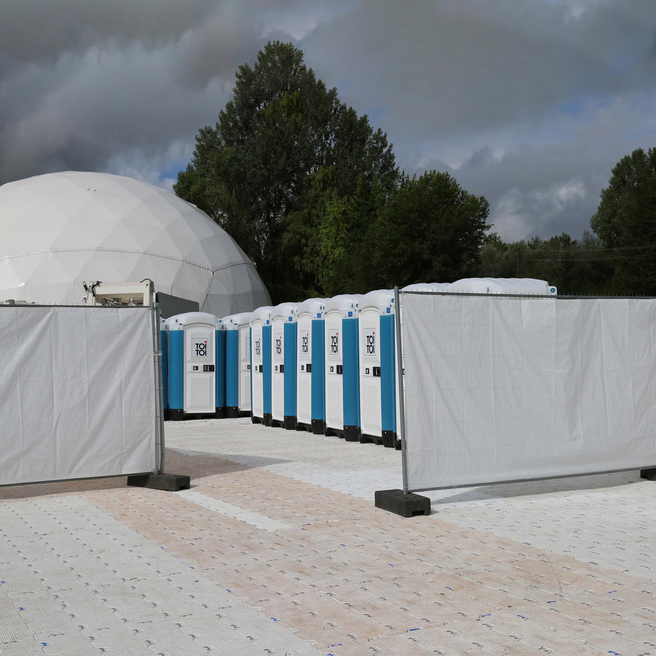 • Fence net view protection mesh UV-stabilised - white