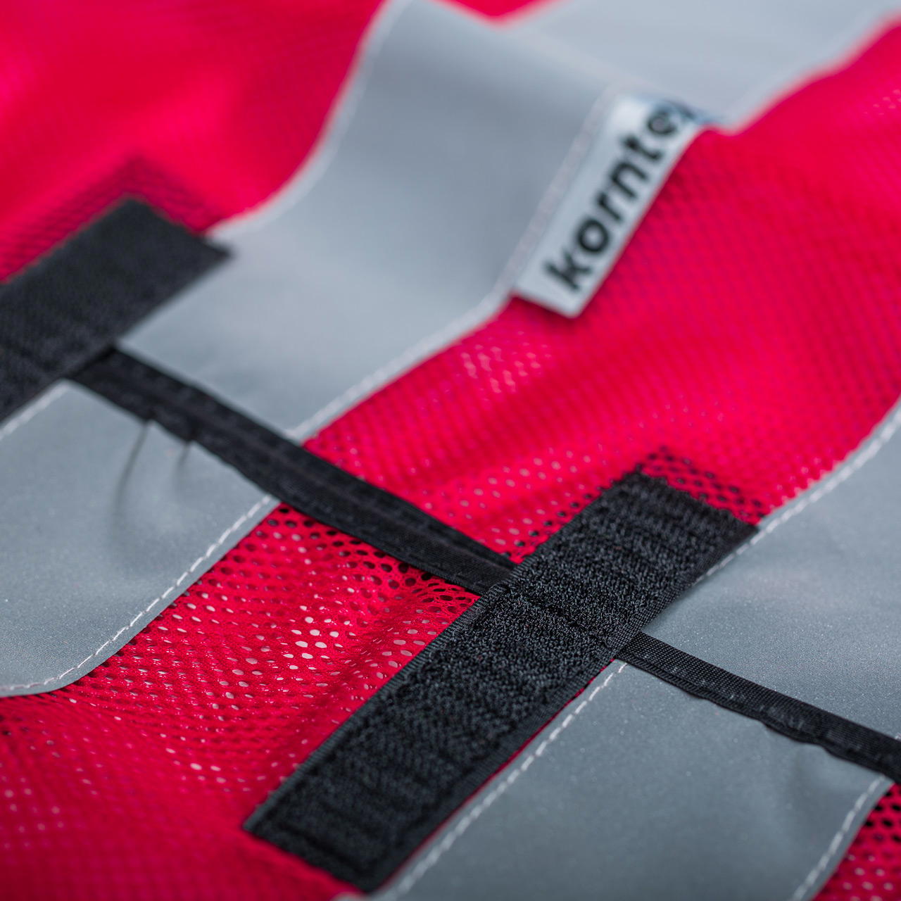 Mesh signal vest - red - S/M