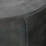 Gummiläufer 3 mm dick - beständig gegen Nässe, Laugen, Säuren Seitliche Ansicht einer stehenden Rolle Gummiläufer mit gerader Schnittkante und strukturierter Oberfläche