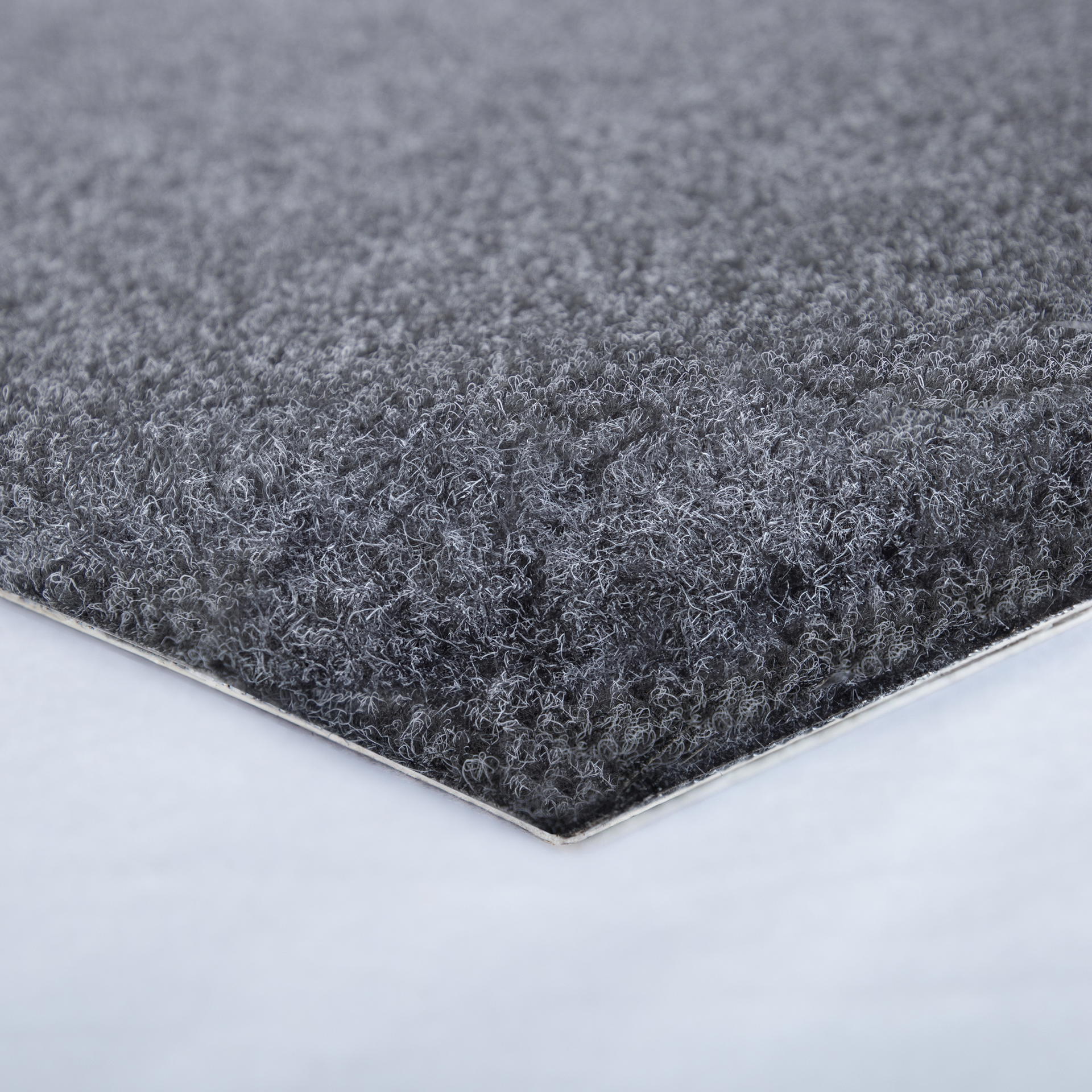 Nadelfilz Fliesen selbstliegend, B1 - grau meliert