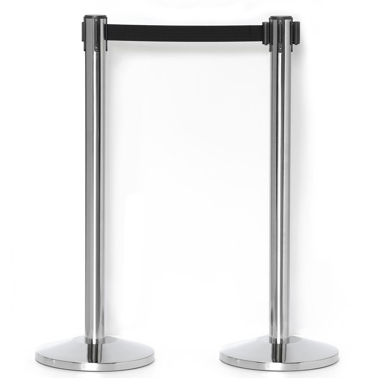 Gurtpfosten QueueWay - Edelstahl - Edelstahl poliert