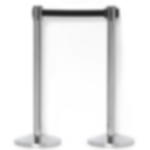 Belt posts, stainless steel - Polished stainless steel QueueWay belt posts – stainless steel - Polished stainless steel