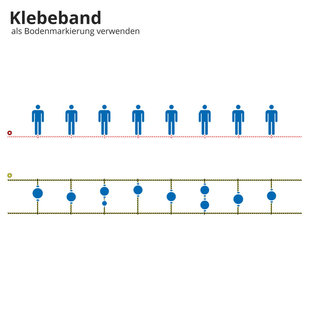 GT 800 warning tape - red-white