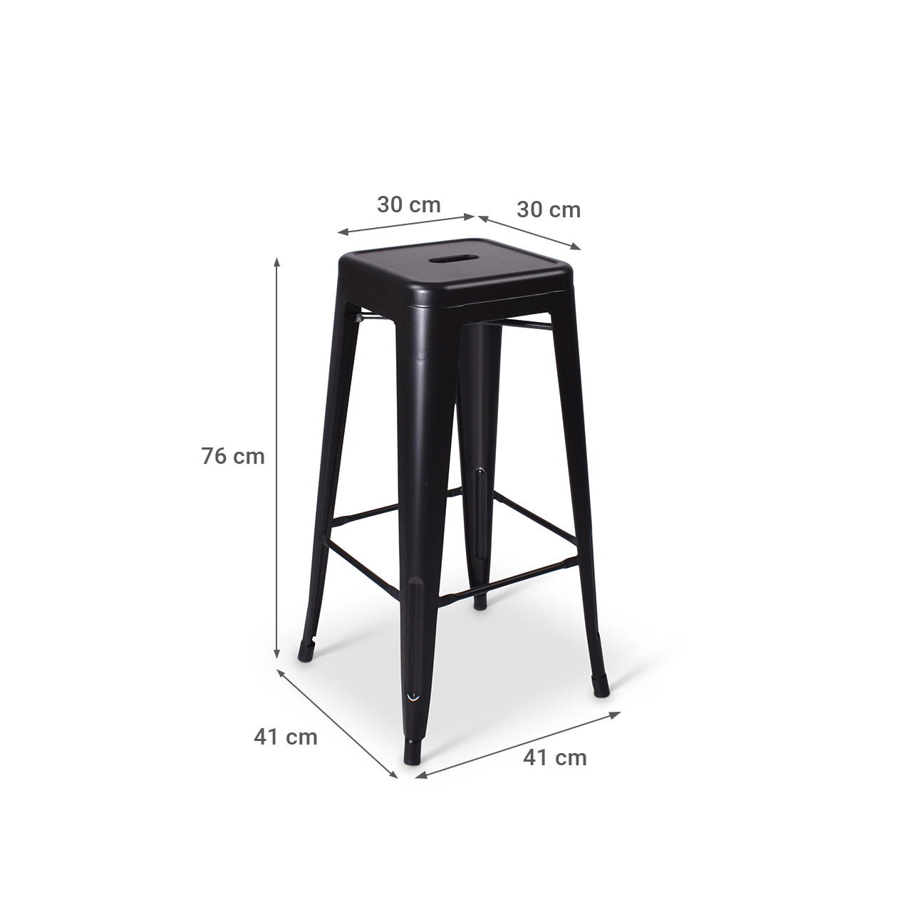 Metall Barhocker stapelbar