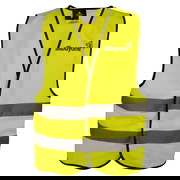 Warnwesten EN ISO 20471 - bedruckbar Warnweste EN ISO 20471 - bedruckbar - 1-seitig - 1-farbig - gelb