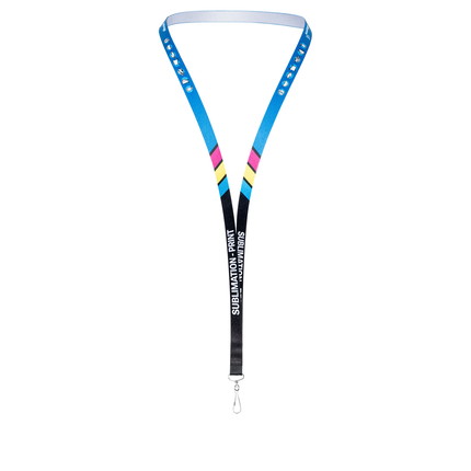 Lanyards bedruckt 1-seitig - 10 mm - Simplexhaken - ohne Sicherheitsverschluss - ohne Clip