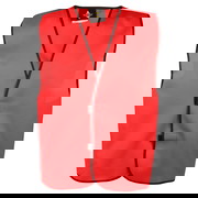 Kennzeichnungsweste Kennzeichnungsweste - rot - S/M