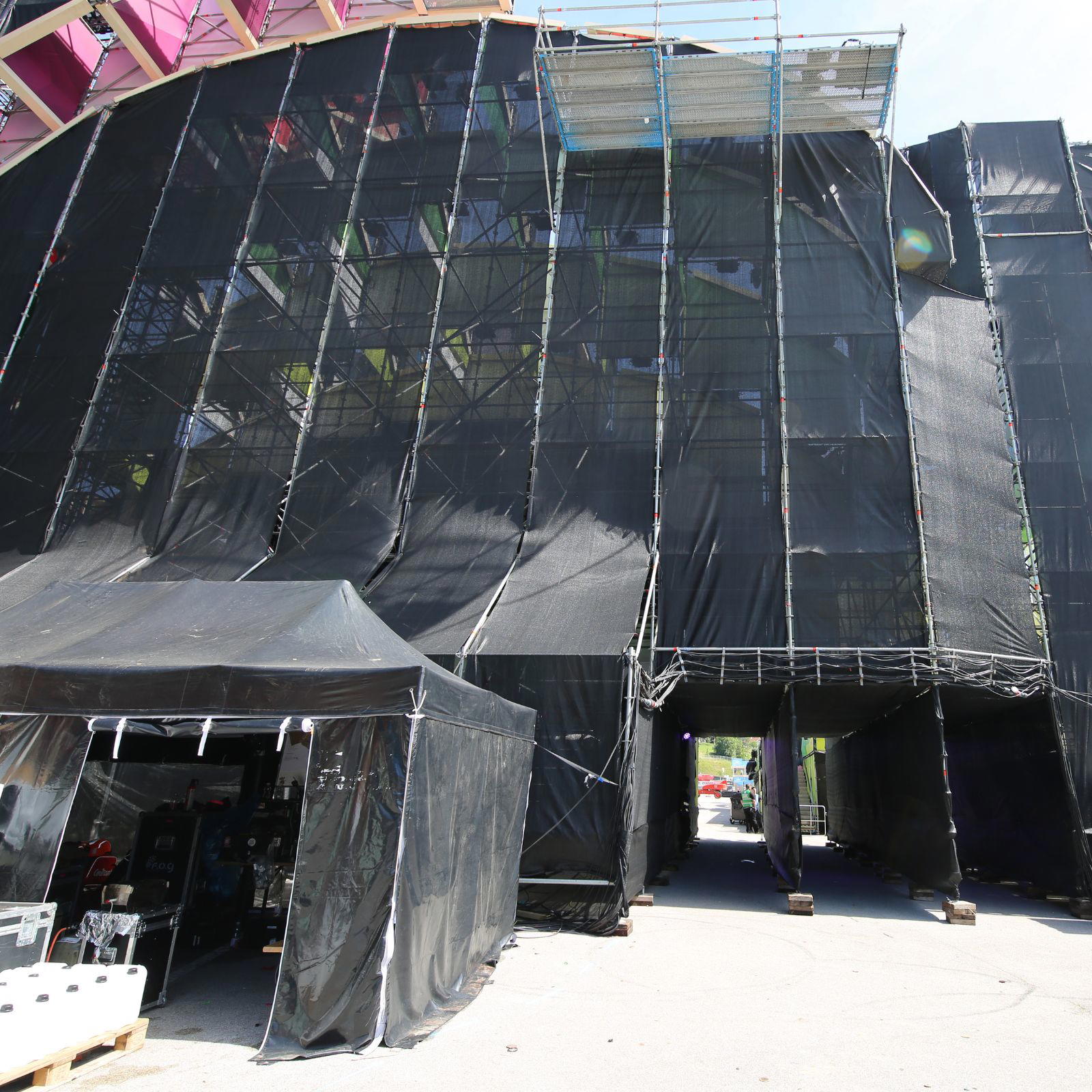 Gaze 203 - Rolle 1,80 m x 50 m, schwarz - schwarz - 1,80 m x 50 m