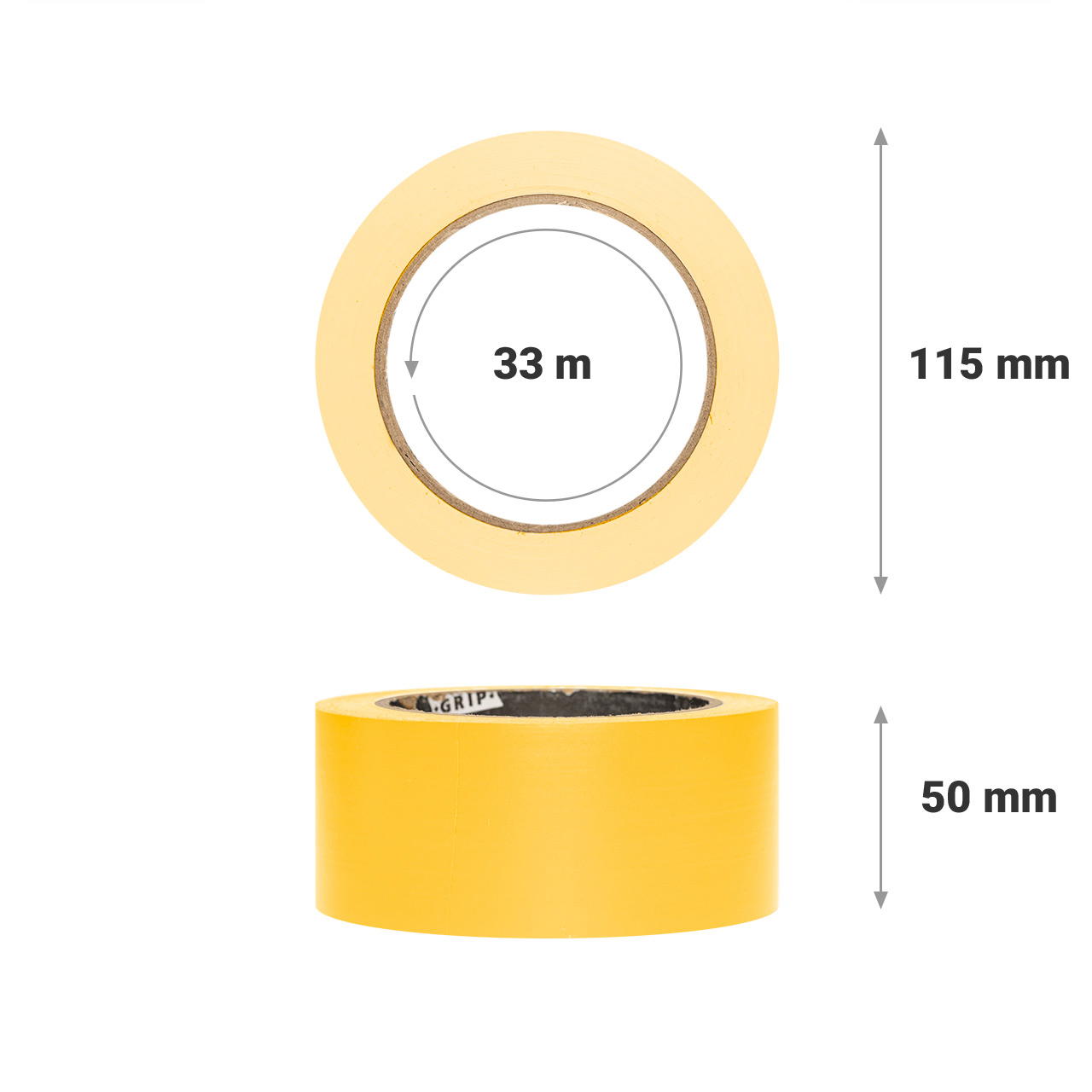 PVC tape GT 802  - yellow