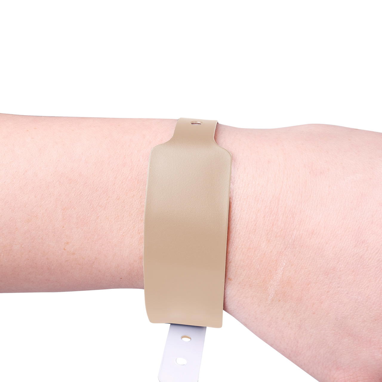 Unprinted vinyl tape - cream