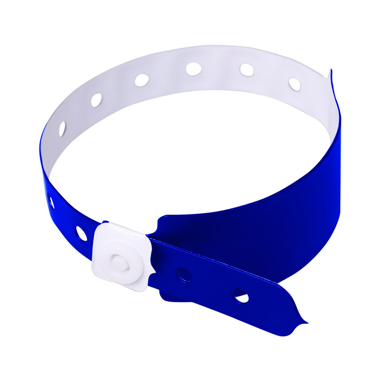 Vinyl Bänder unbedruckt - metallic blau