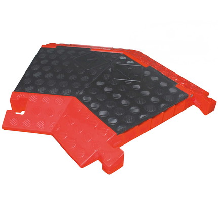 Cable protector Black Line 5 Angle piece 45° - 45° angle right