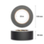 gaffa tape matte - black GT PRO cloth tape - 50 mm - black