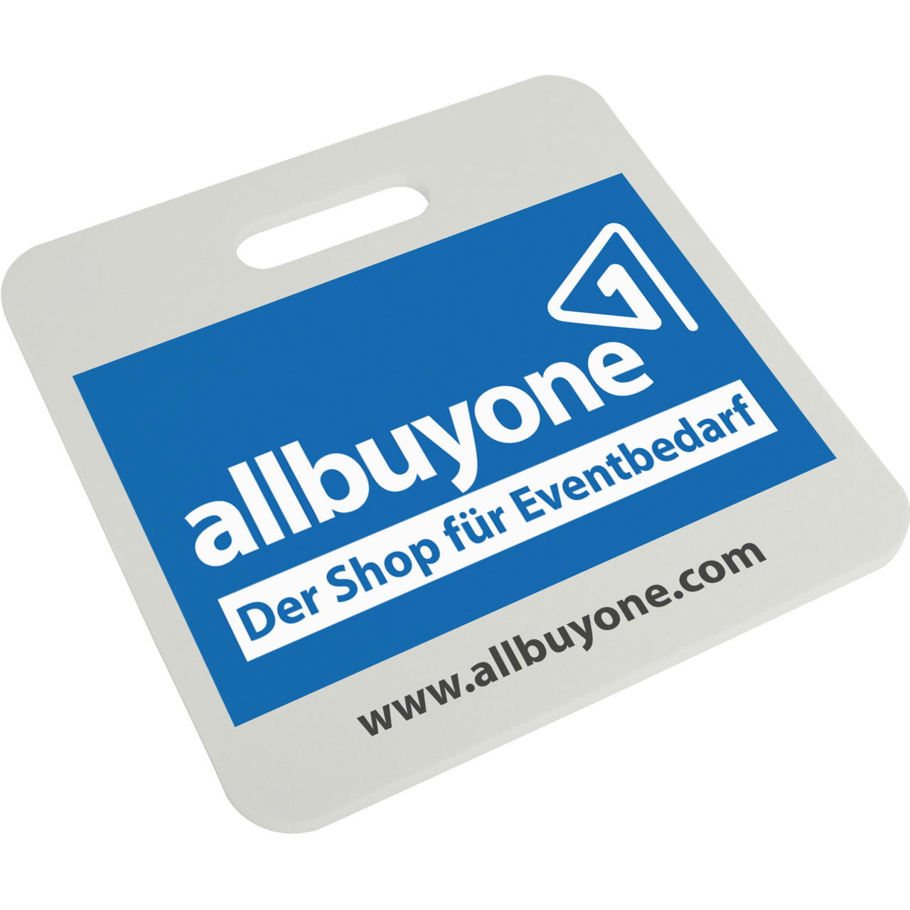 seat cushion printed - 3-coloured - white