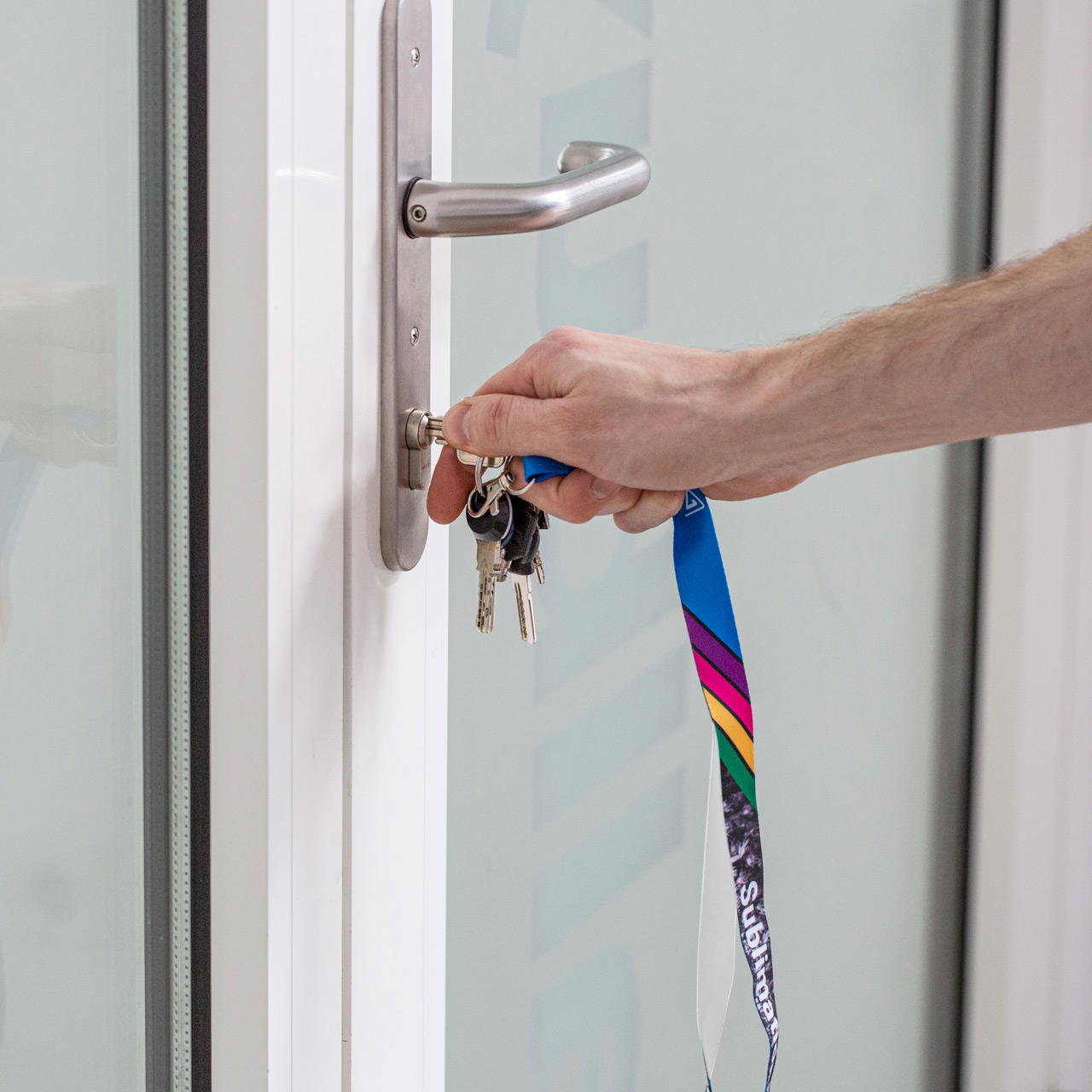 Lanyards bedruckt 1-seitig - 15 mm - Karabiner Standard - ohne Sicherheitsverschluss