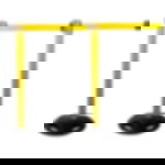 Gurtabsperrpfosten - gelb Gurtabsperrpfosten Kunststoff - gelb - signalgelb