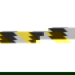 belt posts - yellow-black (warning labelling) Premium belt posts – stainless steel - yellow-black (warning labelling)