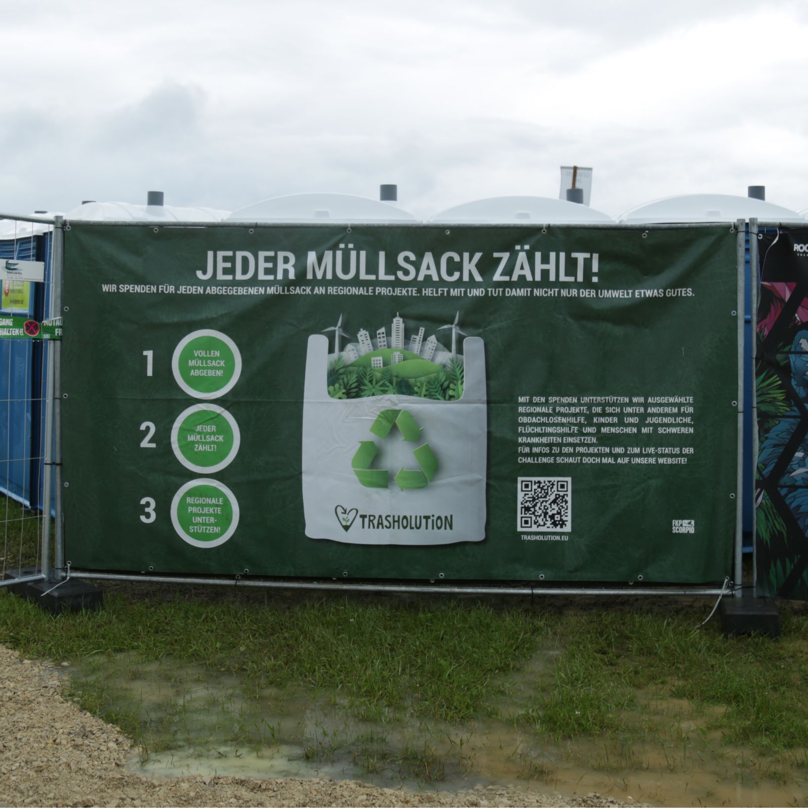 Advertising fence banner B1 (tarpaulin) 