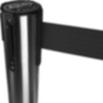 barrier stands  - black Stainless steel barrier stands GRIP - black