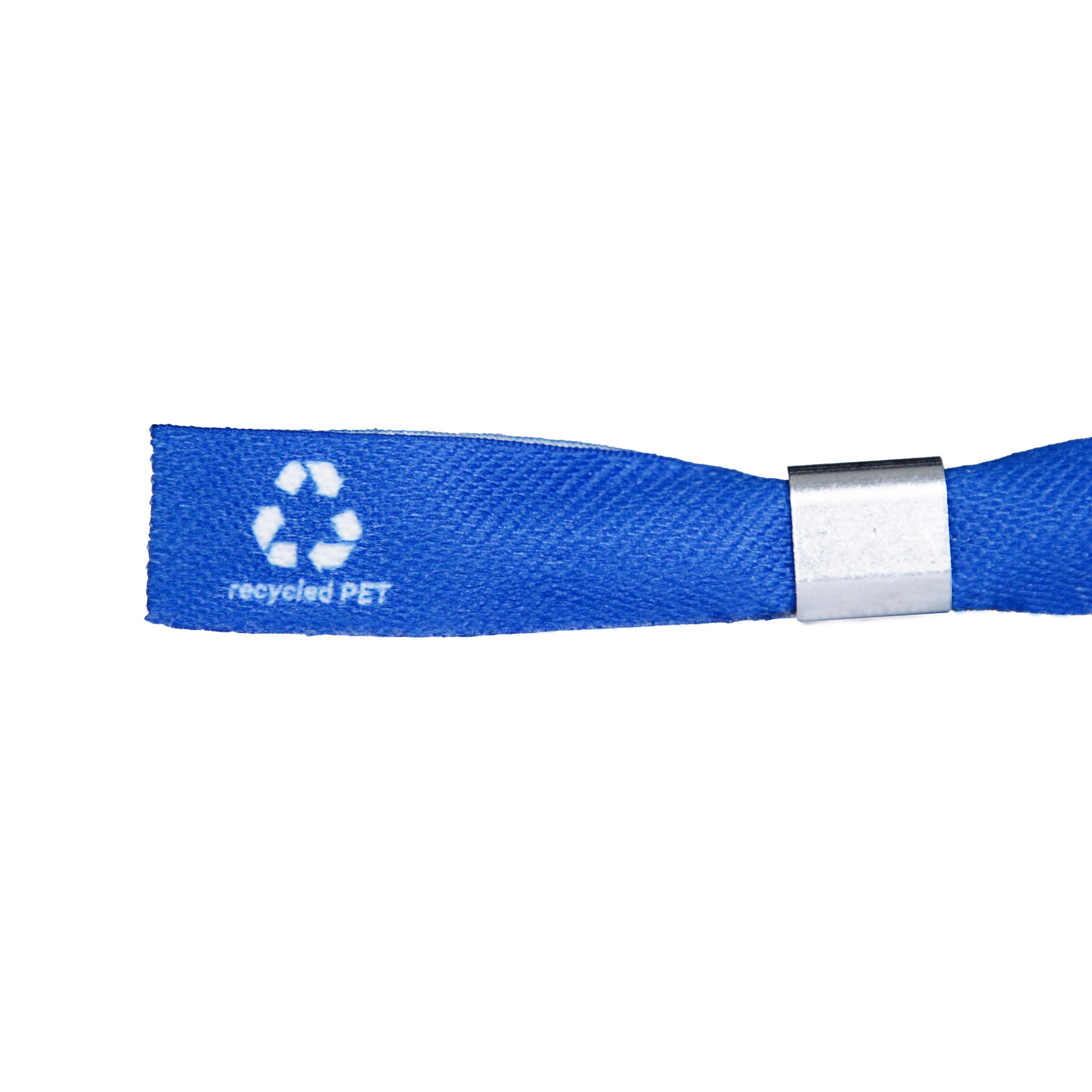 Sustainable festival wristbands printed on rPET - Aluminium fastener (pliers required)