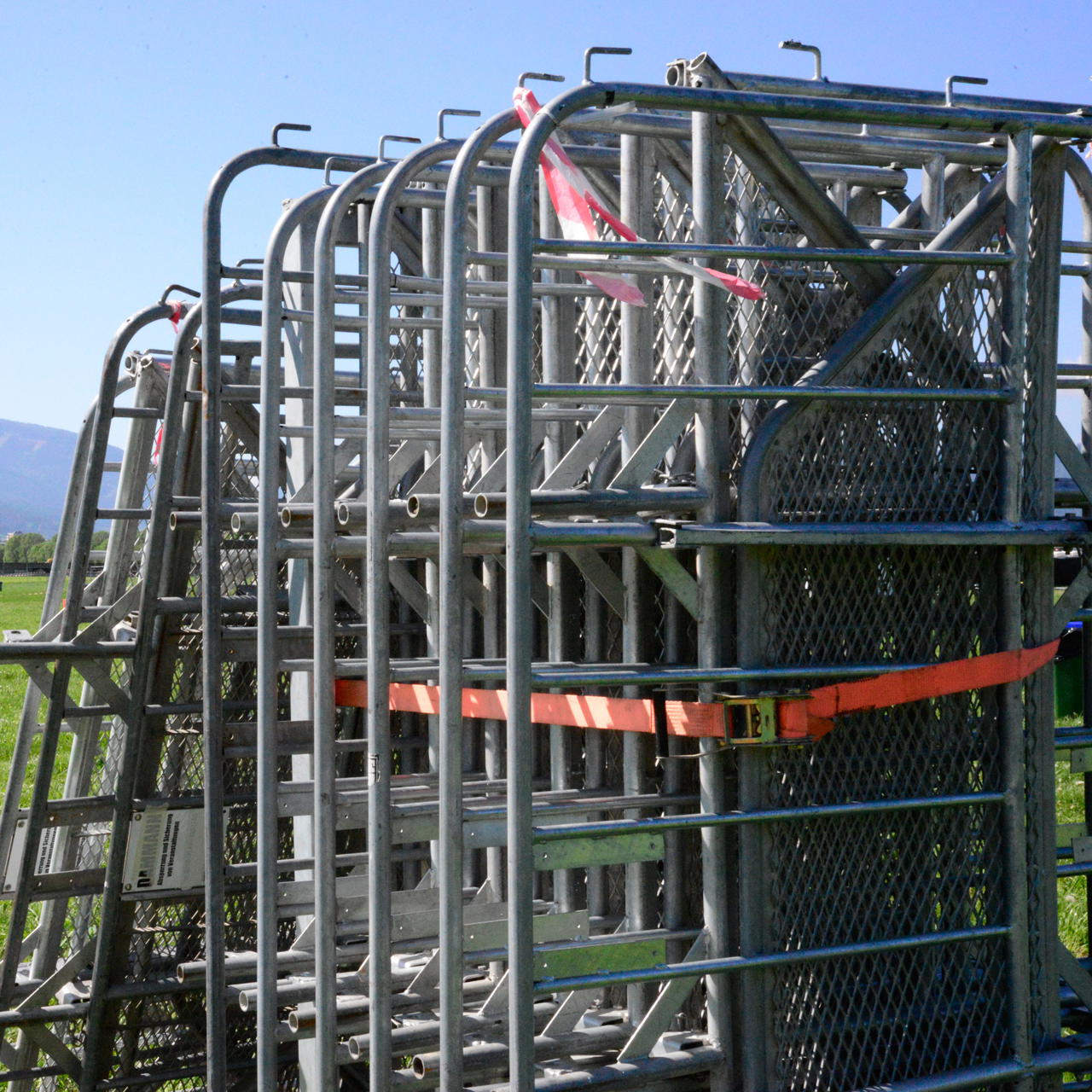 lashing strap orange - 1-part