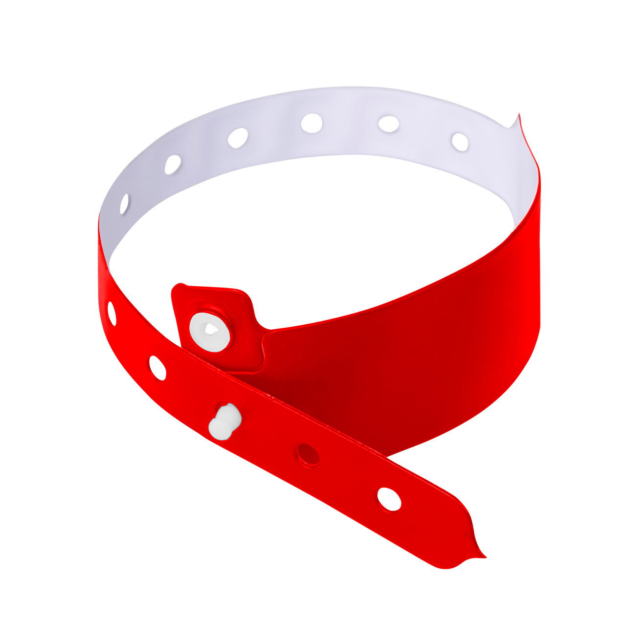 Unprinted vinyl tape - red