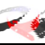 plastic admission wristbands - red Unprinted vinyl tape - red