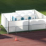 construction fence b1 - white Construction fence tarp B1 3.41 x 1.76 m - white