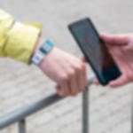 admission wristbands paper Printed tyvek wristbands (4-colour) with QR code