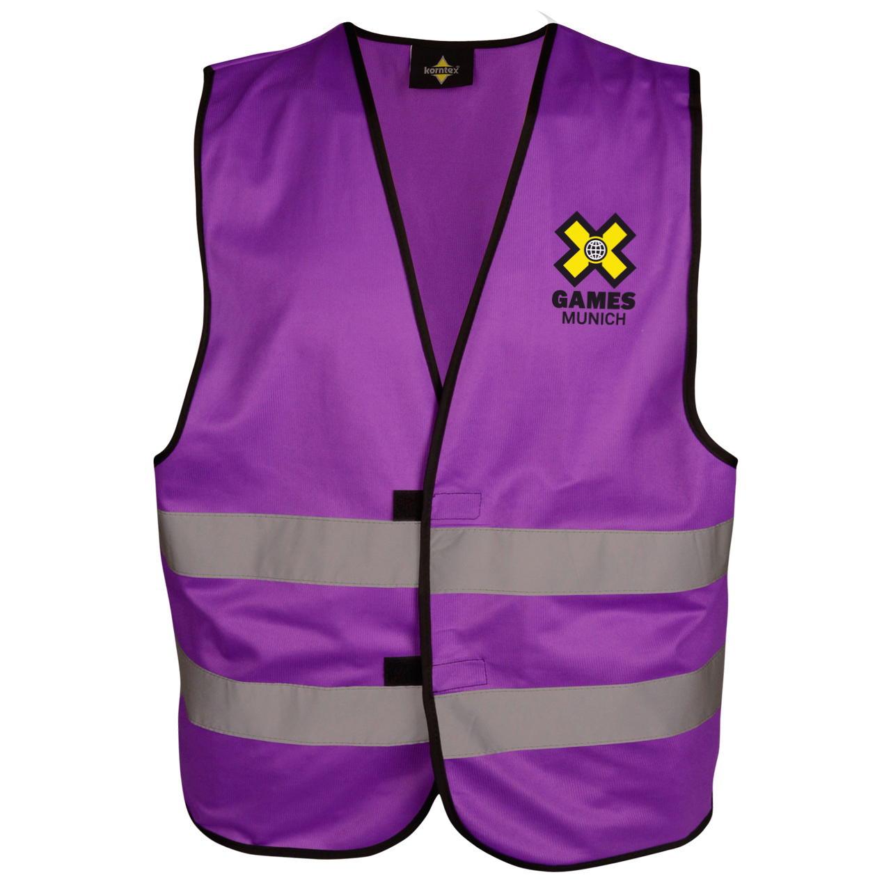 Signal vest – printable - 2-page - 3-coloured - purple