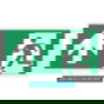 Notausgang Schild - Pfeil oben Notausgang Schild - Pfeil oben